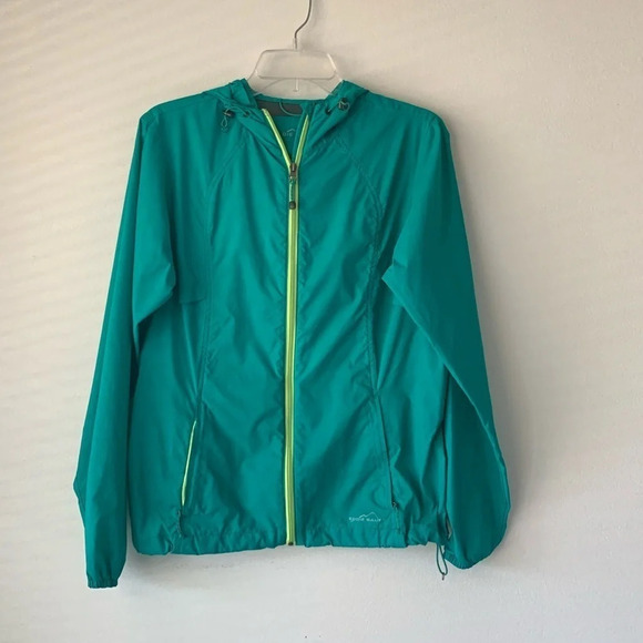 Eddie Bauer Packable hooded rain jacket, S - Picture 3 of 16
